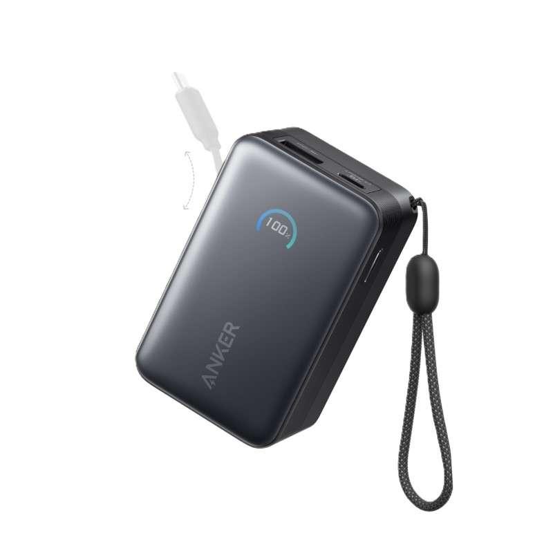พาวเวอร์แบงค์พร้อมสายชาร์จ Anker A1638H61 PWBw/TC 10KmAh 45W BK-1