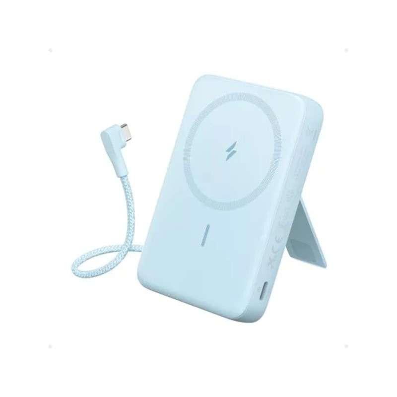 พาวเวอร์แบงค์แม่เหล็ก Anker A1685 MagPWB 10K w/TC Cable BL-1