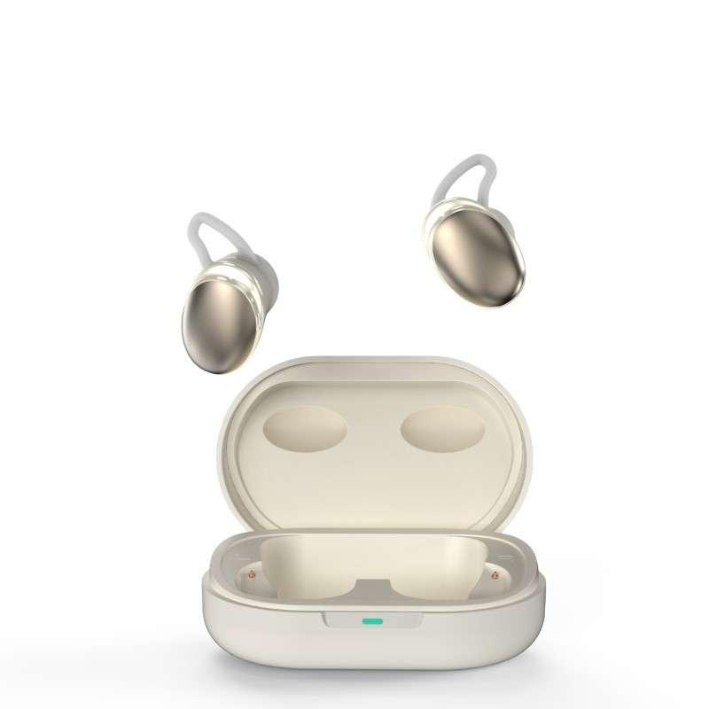 หูฟังไร้สายแบบ Earbuds HiFuture รุ่น FUSION (White)-1