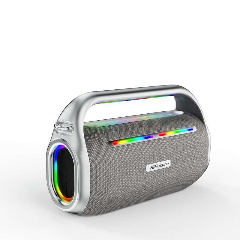 ลำโพงบูลทูธคาราโอเกะพกพา HiFuture รุ่น MUSICBOX 100 (Silver)-1