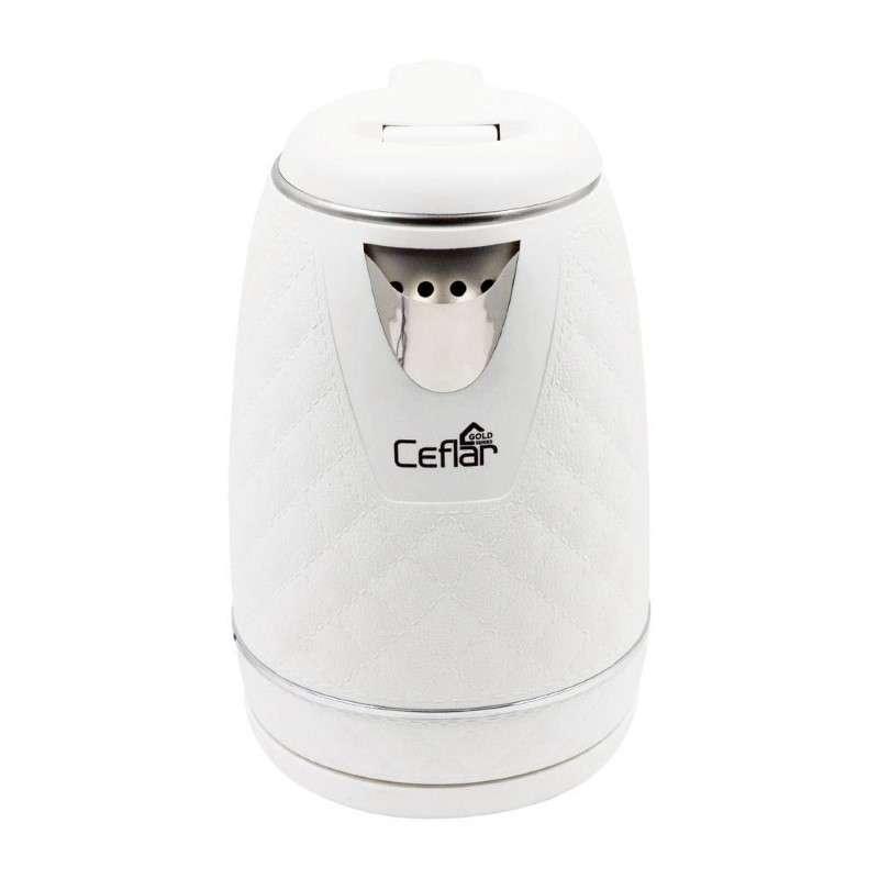 CEFLAR กาต้มน้ำสีขาว 1.8 ลิตร รุ่น CG-04 กำลังไฟ 1500w ตัดไฟอัตโนมัติ Electric kettle -1
