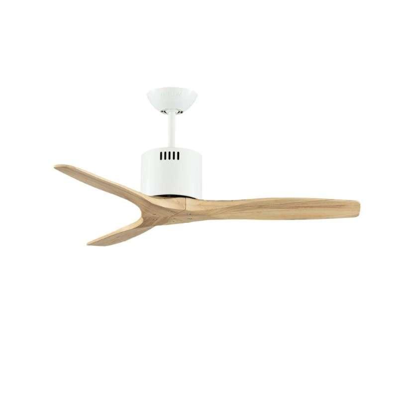พัดลมเพดานใบพัดไม้แท้ รุ่น KEN SOLID WOOD 40นิ้ว DC MWH DR สี NATURAL WOOD พร้อมรีโมท-1