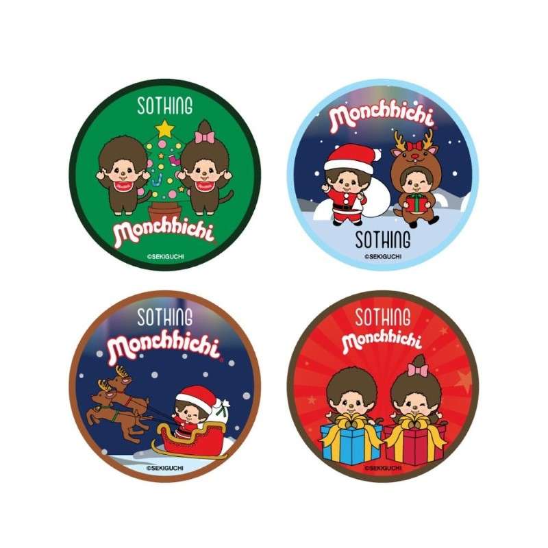 MOSQUITO REPELL PATCH CHRISTMAS สติ๊กเกอร์ตะไคร้หอมกันยุง สำหรับเติมเครื่องจ่าย 1ตลับ/100 แผ่น-1