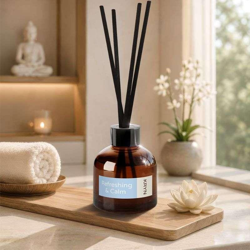 ก้านไม้หอม KRYN กลิ่น Refreshing & Calm ขนาด 100 ml. (กลิ่นสะอาด)-1