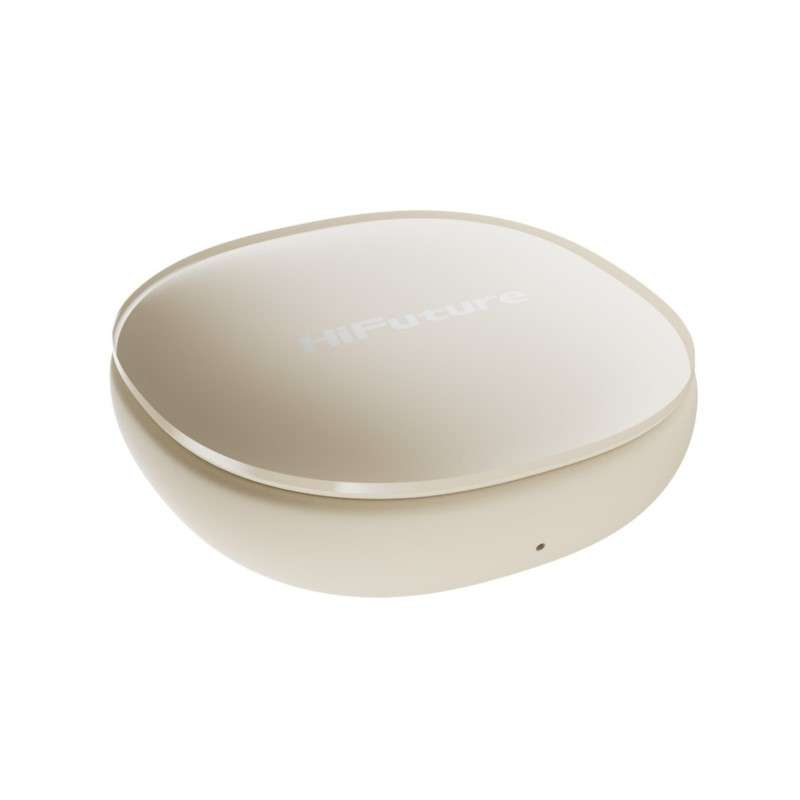 หูฟังแปลภาษา True Wireless Earbuds (TWS) HiFuture Flybuds 4 AI (Latte)-1