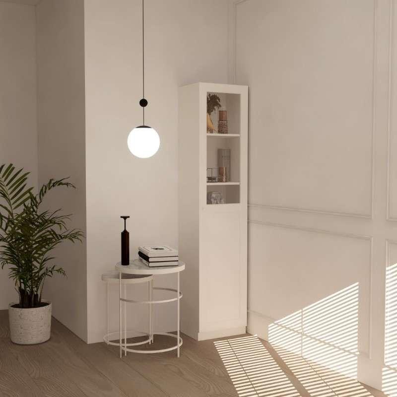 ตู้เก็บของ ขนาด 40 ซม. รุ่น GLAZIA สีขาว-1