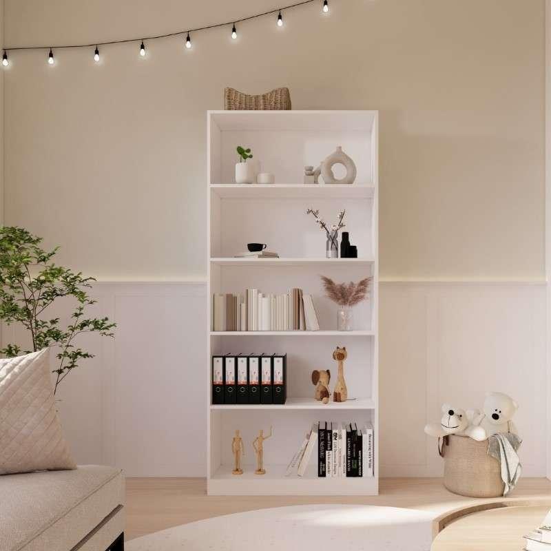 ตู้สูง ขนาด 80 ซม. รุ่น GLAZIA สีขาว-1