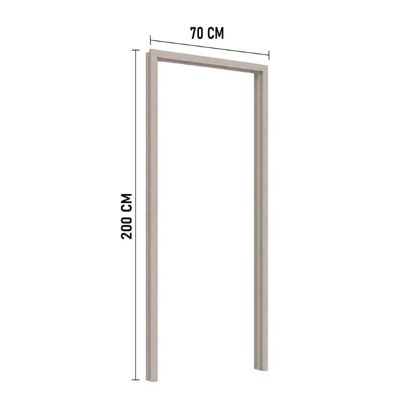 Pre-order วงกบ WPC Subframe 4"UNIX 70x200 Beach-1