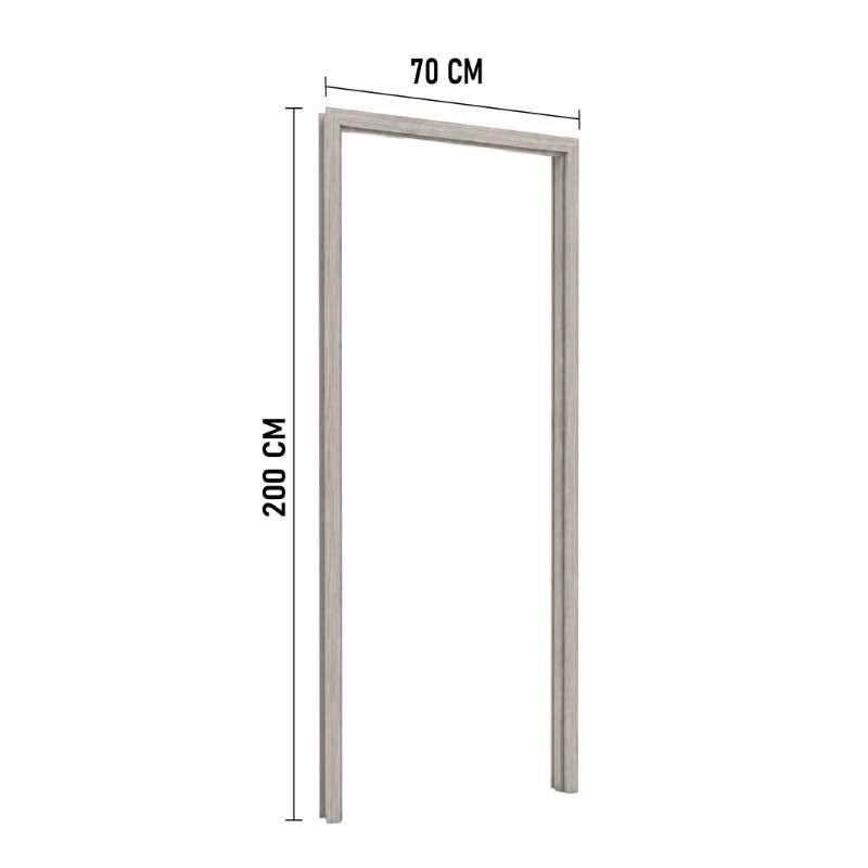 Pre-order วงกบ WPC Subframe 4"UNIX 70x200 Ash-1