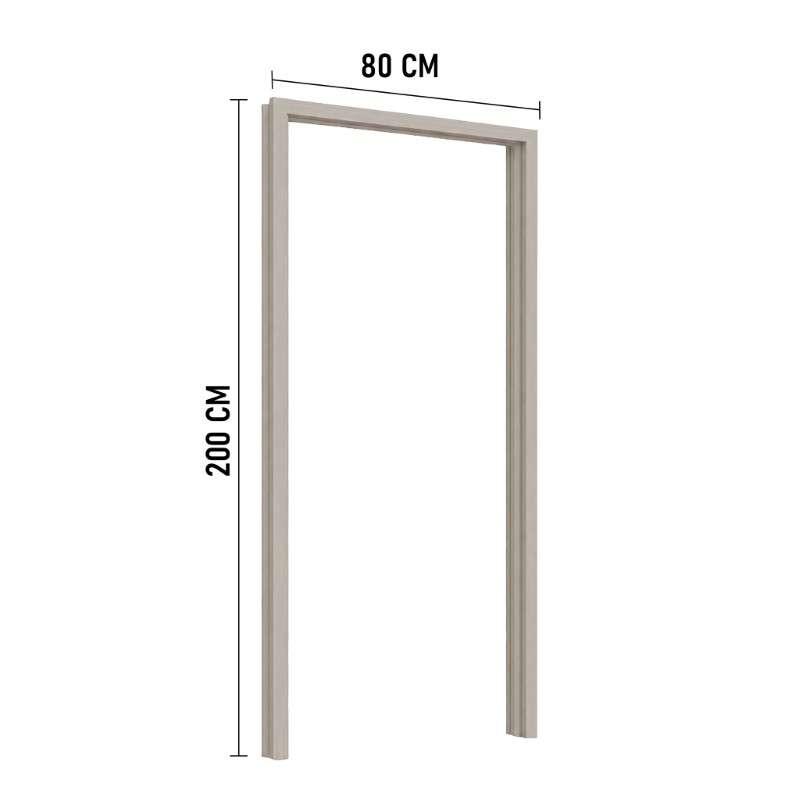 Pre-order วงกบ WPC Subframe 4"UNIX 80x200 Beach-1