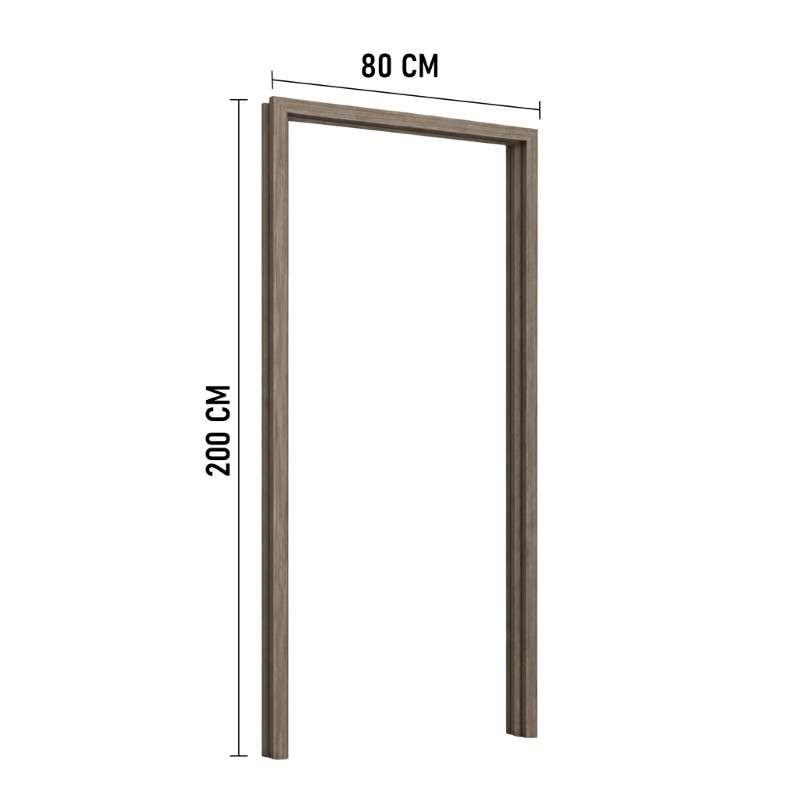 Pre-order วงกบ WPC Subframe 4"UNIX 80x200 StoneG-1