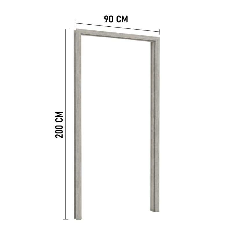 Pre-order วงกบ WPC Subframe 4"UNIX 90x200 Ash-1