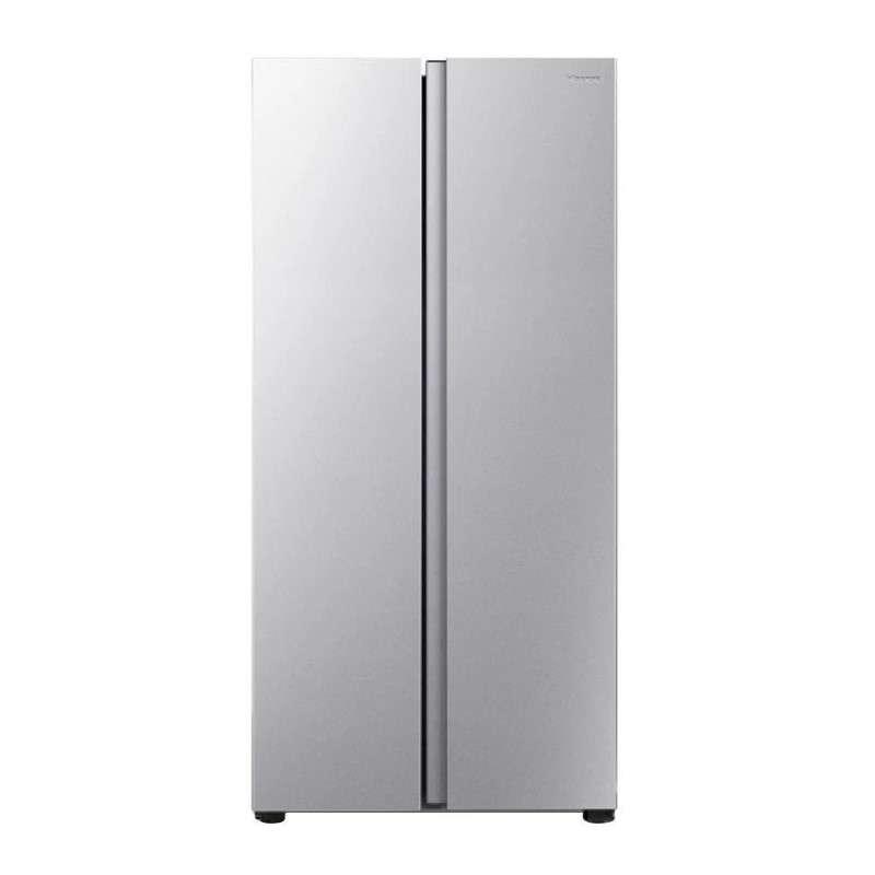 Hisense ตู้เย็น Side by Side ขนาด 15.6 คิว สี Silver Metal รุ่น ERS428S-1