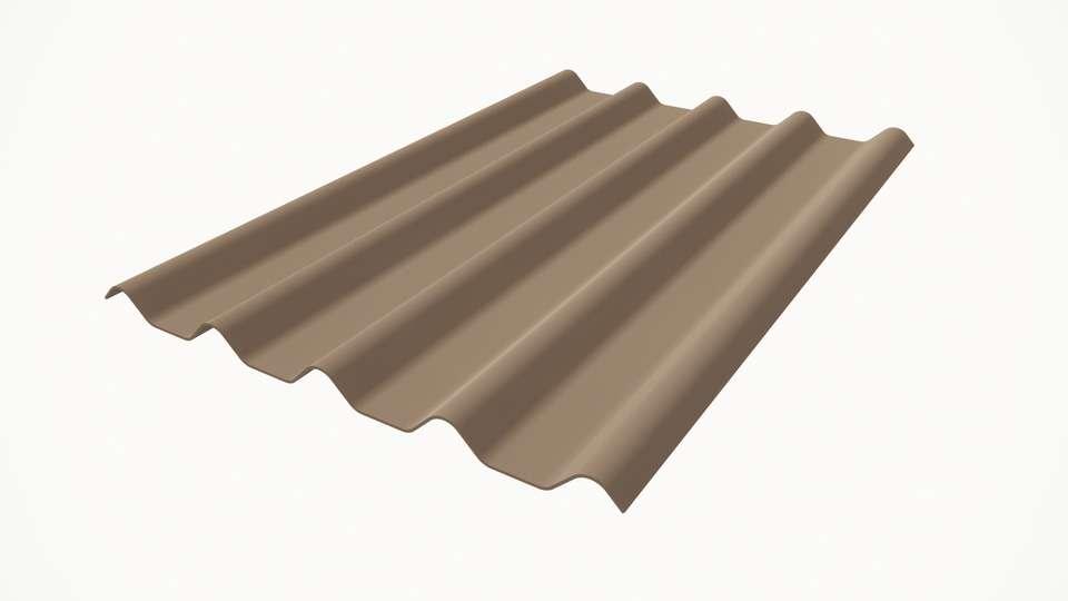 แผ่นตกแต่งโปร่งแสง เอสซีจี เดคคอร์ไลท์ ลอน Flow-3 รุ่น UV-Shield 1.00x3.15 ม. คาราเมล-1