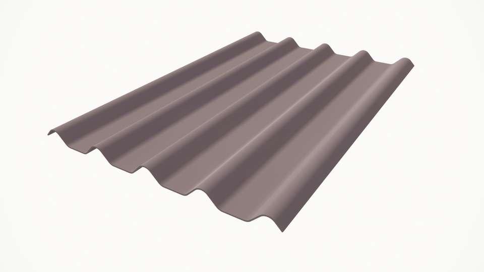 แผ่นตกแต่งโปร่งแสง เอสซีจี เดคคอร์ไลท์ ลอน Flow-3 รุ่น UV-Shield 1.00x3.15 ม. ชาโคล-1