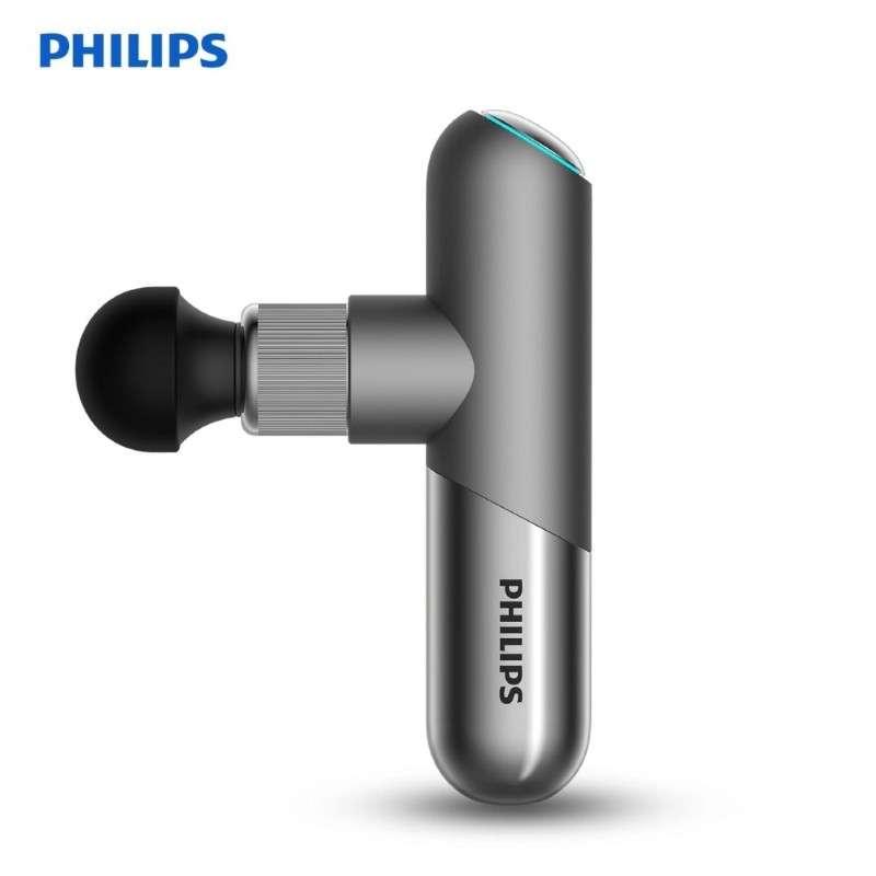 เครื่องนวด Philips FasciaGun-PPM7501 Grey Mini Massage Gun 4 ระดับ หัวนวด 6 แบบ-1