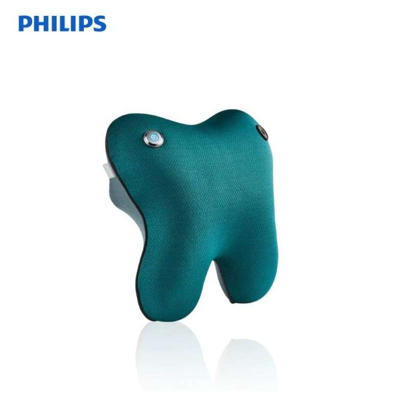 เครื่องนวดหลังไร้สาย 3D ประคบร้อน Philips Massager PPM4311 Green SEA ทำความร้อนมากที่สุด 42?C-1
