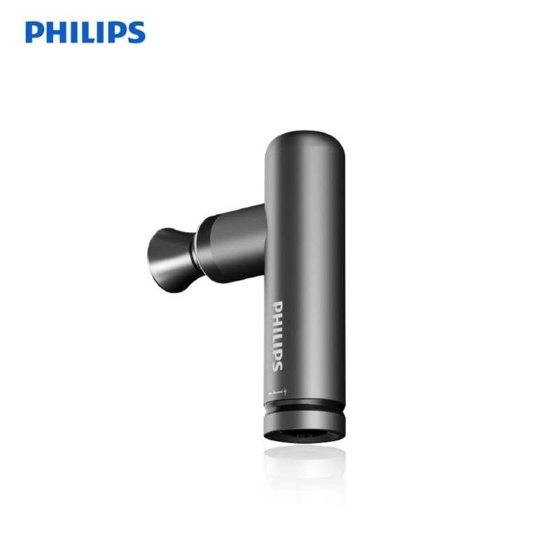 เครื่องนวด Philips Massage PPM7308 ปืนนวดไฟฟ้า หัวนวด 4 แบบ 5 ระดับ Grey-1