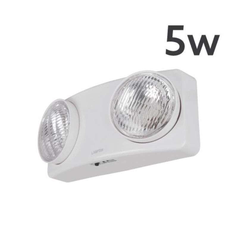 โคมไฟฉุกเฉิน 1 กล่อง (10 ชิ้น) EMERGENCY LAMP รุ่น TWINLUX 5W DL-1