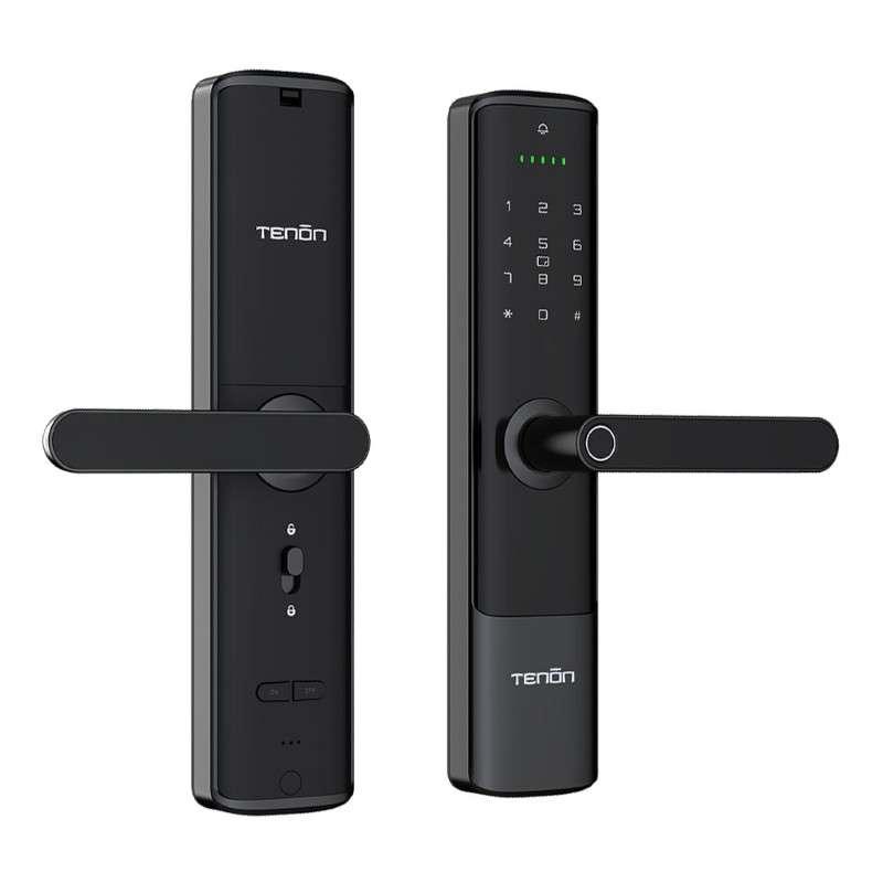 กลอนประตูดิจิตอล Tenon K6 สี Black-1