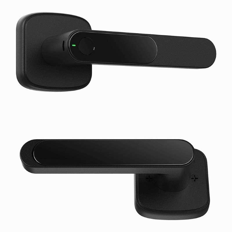 กลอนประตูดิจิตอล Tenon สี Black รุ่น TN-K1PLUS-BK-1