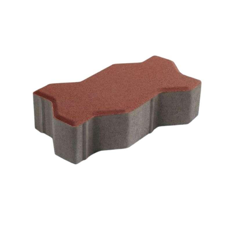 บล็อกปูพื้น เอสซีจี รุ่นคดกริช สีแดง ขนาด 11.25x22.5x6 ซม. -1