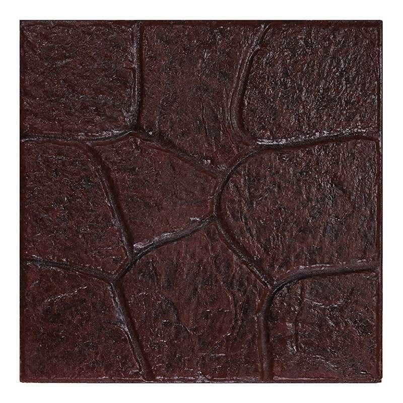 กระเบื้องคอนกรีตปูพื้น เอสซีจี รุ่นแสตมป์ เพฟ ลายโรม่า สีแดง ขนาด 40x40x3.5 ซม.-1