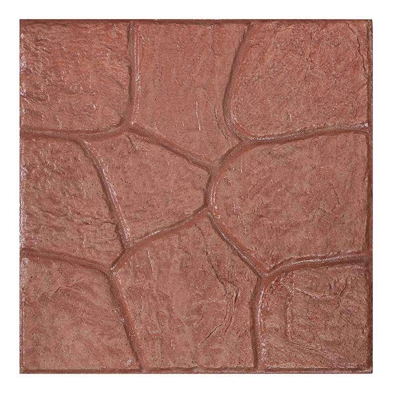 กระเบื้องคอนกรีตปูพื้น เอสซีจี รุ่นแสตมป์ เพฟ ลายโรม่า สีส้ม ขนาด 40x40x3.5 ซม.-1