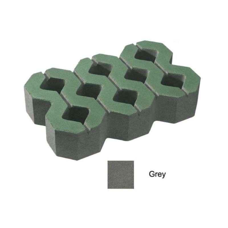 บล็อกปูพื้น เอสซีจี รุ่นบล็อกสนามหญ้า สีเทา ขนาด 25x40x8 ซม. (ไม่มีผิวหน้า)-1