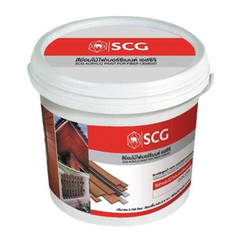 สีย้อมไม้ไฟเบอร์ซีเมนต์ เอสซีจี สูตรด้าน น้ำตาลไม้โอ๊ค-1