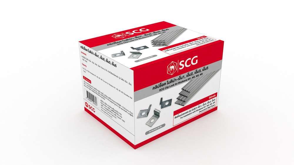 ชุดอุปกรณ์คลิปล็อค เอสซีจี สำหรับ ไม้โมดิน่า (50 ชุด/กล่อง)-1