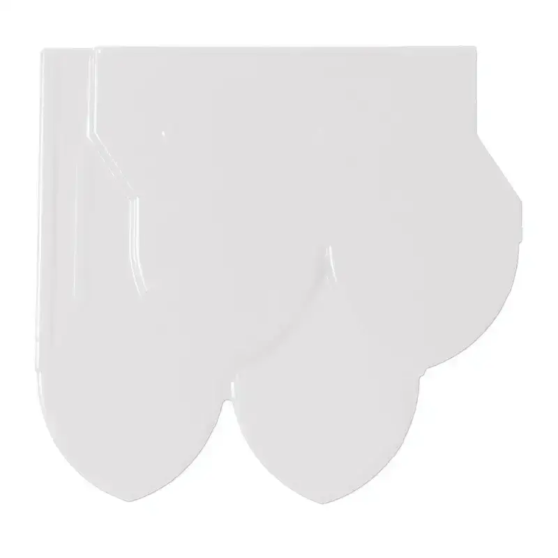 กระเบื้องหลังคาเซรามิค เอสซีจี รุ่นคลาสสิคไทย สีขาวพราวนภา-1