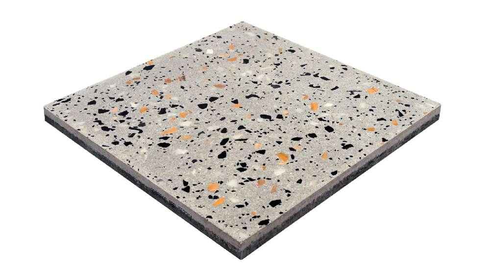 กระเบื้องหินขัดสำเร็จรูป เอสซีจี รุ่น Terrazzo Prompt เบอร์ 3306 สีขาว ขนาด 50x50x3.2 ซม. -1
