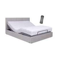 The Bed Signature สินค้าพร้อมติดตั้งเตียงปรับระด้บไฟฟ้าพร้อมที่นอนยางพารา 6ฟุต สีเทา-1