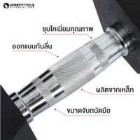 เซ็ตดัมเบล 6 คู่ 2.5-15 kg แบบเหลี่ยม พร้อมแร็ค R603 - Homefittools-3