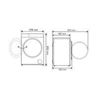 เครื่องซักผ้าและอบในตัวเดียว Mijia Front Load Washer/Dryer 9kg พร้อมระบบ Hygiene Steam-2