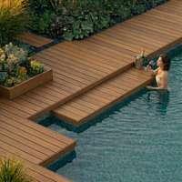 ไม้พื้น VERDI ขนาด 15.5x200x1 ซม. สี บราวน์ทีค (Brown Teak)-2