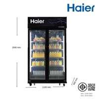 ตู้แช่เครื่องดื่ม HAIER Beverage Cooler 2 Drs. 755L/ 26.7Q รุ่น SC-768BPCS3 ขนาด 26.7Q-2