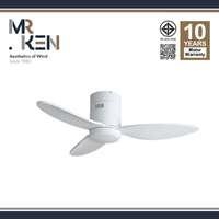 พัดลมเพดาน MR KEN CAN 40 นิ้ว ขาว LED DC-1