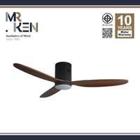 พัดลมเพดาน MR KEN CAN 52 นิ้ว ไม้วอลนัทเข้ม LED DC-1