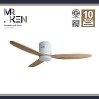 พัดลมเพดาน MR KEN CAN 52 นิ้ว ไม้ธรรมชาติ LED DC (สั้น)-1