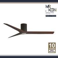 พัดลมเพดาน MR KEN FARO 52 นิ้ว ไม้วอลนัทเข้ม LED DC-1
