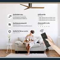 พัดลมเพดาน MR KEN FARO 40 นิ้ว ขาวนวล LED DC-3