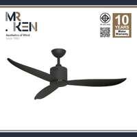 พัดลมเพดาน MR KEN SEABIRD OD 52 นิ้ว ดำด้าน DC (สูง)-1