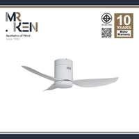 พัดลมเพดาน MR KEN SEABIRD OD 40 นิ้ว ขาว LED DC-1