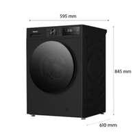 เครื่องซักอบผ้าฝาหน้า Hisense รุ่น WD120I142VWL ขนาดถังซัก 12 กก ถังอบ 8 กก ระบบ Inverter สีขาว-3