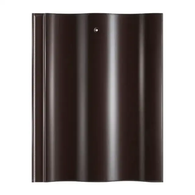 กระเบื้องหลังคาเซรามิก เอสซีจี รุ่นเซลิกา เคิร์ฟ สีวู้ดเดน บราวน์