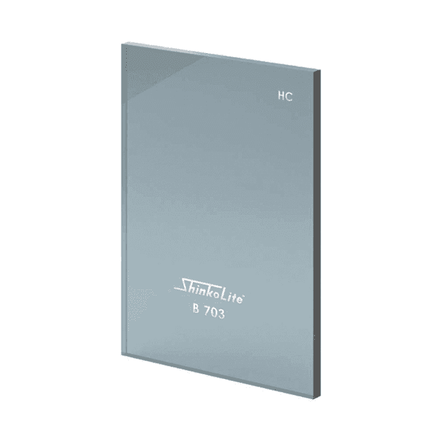 แผ่นหลังคาอะคริลิกโปร่งแสง Shinkolite รุ่น Heatcut สี รอยัลบลู ขนาด 1380x6000x6 มม.