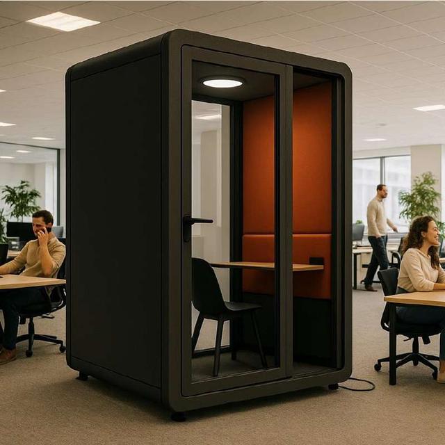 ห้องเก็บเสียงสำเร็จรูปพร้อมติดตั้ง SCG Acoustic Pod - Metal Series Size M
