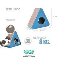 บ้านลับเล็บแมว Hosttail สีฟ้า-2